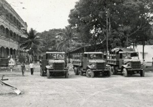 Presidential Guard barracks Saigon after the Nov 1963 Coup.