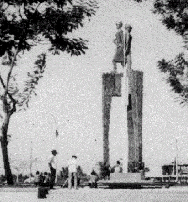 Trung Sisters monument before the November 1963 Coup.
